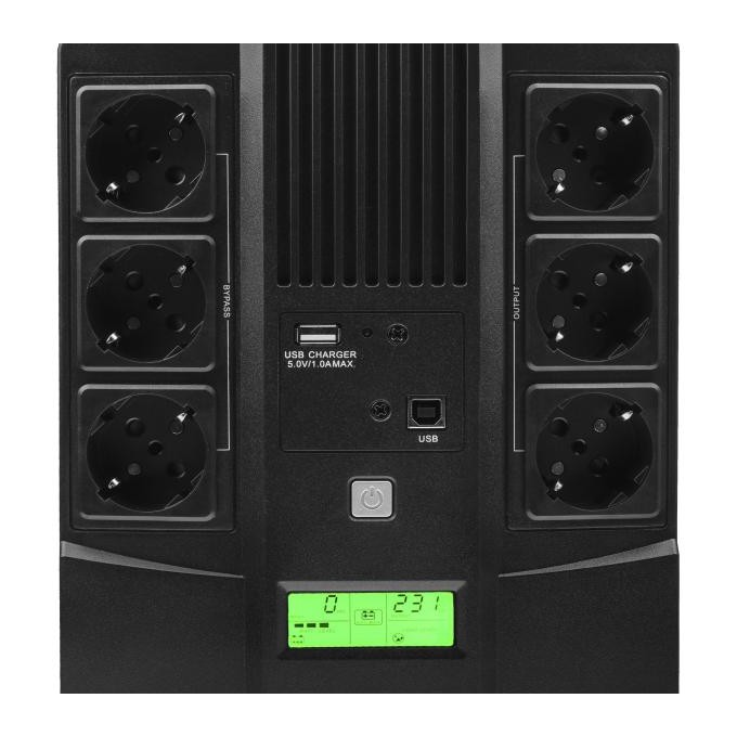 Zasilacz UPS AiO Green Cell 800VA, 480W, 2-6ms