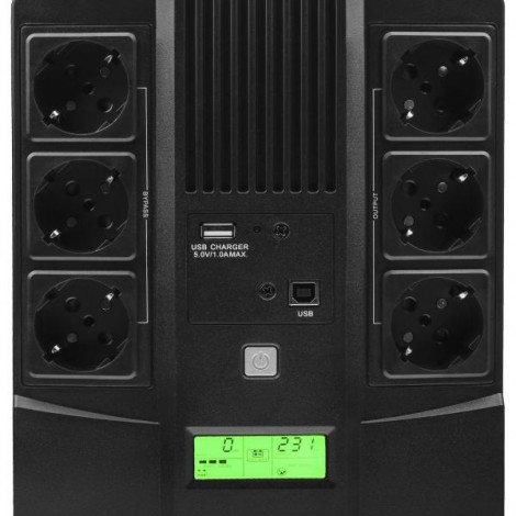 Zasilacz UPS AiO Green Cell 800VA, 480W, 2-6ms