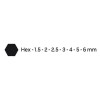 Zestaw kluczy imbusowych 09-517, 1,5-6 mm, zestaw 7 szt, NEO TOOLS
