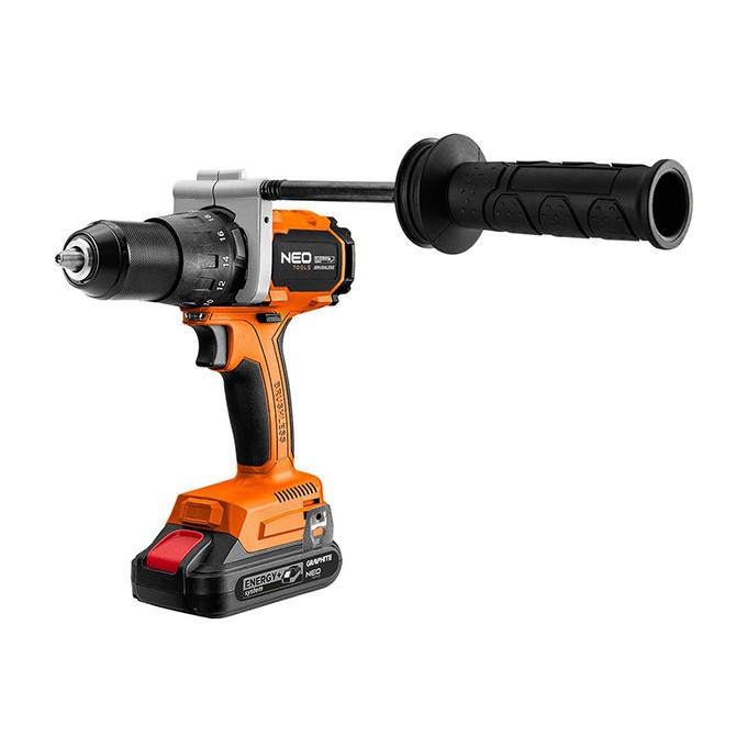 Wiertarko-wkrętarka wiertarka udarowa, 04-616, zasilanie akumulatorem, 18V, Energy+, Neo Tools