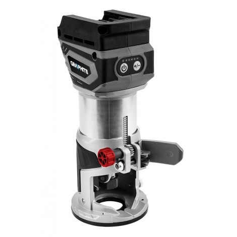 Frezarka górnowrzecionowa bezszczotkowa, 58GE140, akumulator (18V), 18V, bez akumulatora, Graphite