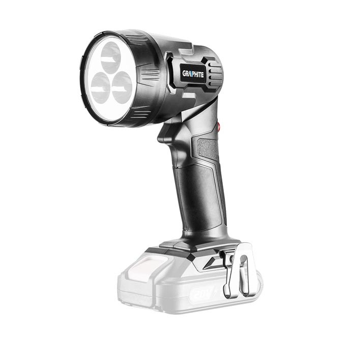 Latarka LED, 58G007, 3W, 260 lm, Energy+, Graphite