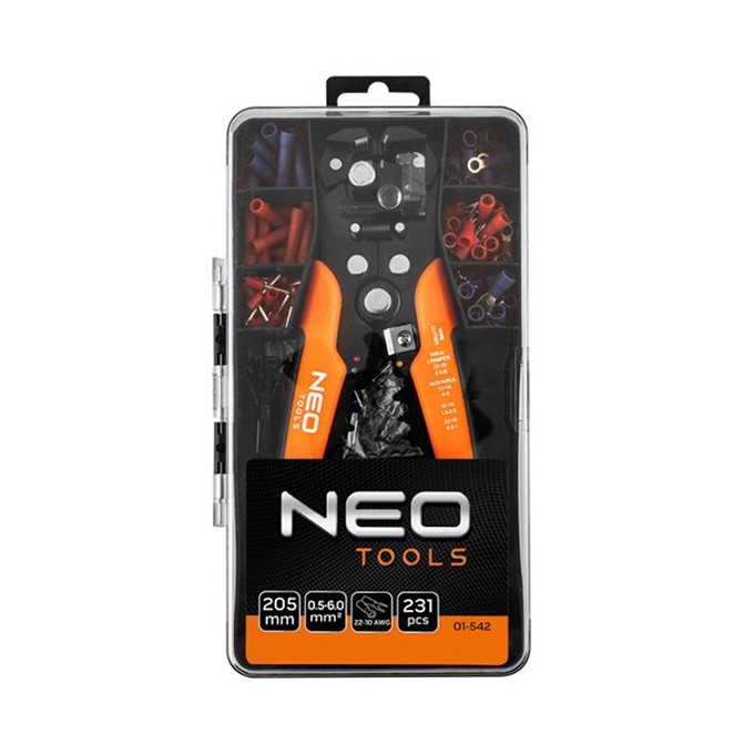 Automatyczny ściągacz izolacji230 szt konektorów, NEO TOOLS