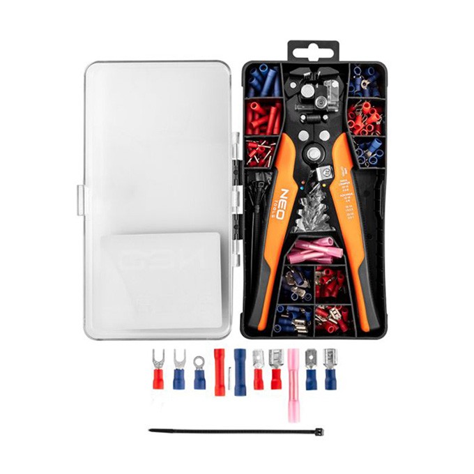 Automatyczny ściągacz izolacji230 szt konektorów, NEO TOOLS