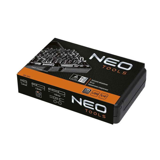 Zestaw specjalnych bitów06-104, 100 elementów, NEO TOOLS