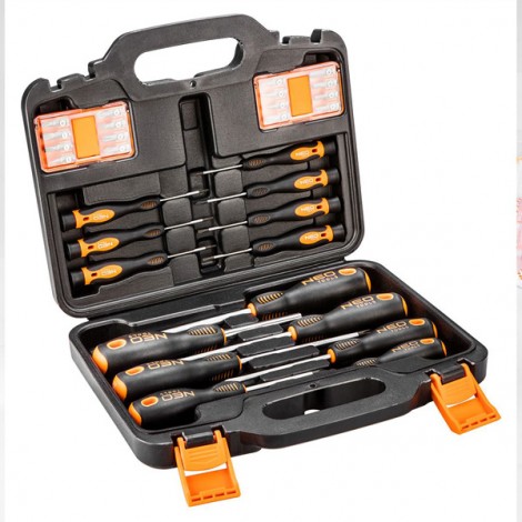 Zestaw śrubokrętów04-209, bity 30 szt, NEO TOOLS