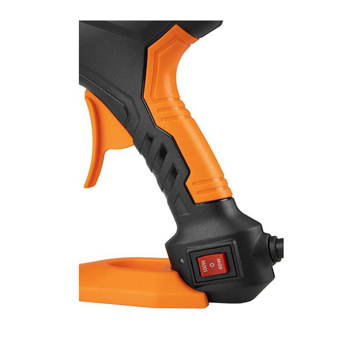 Pistolet na klej zestawa 12 kusů tavných tyčinek1160/100NEO TOOLS17-1003 chrániče na prsty, látkové pouzdro