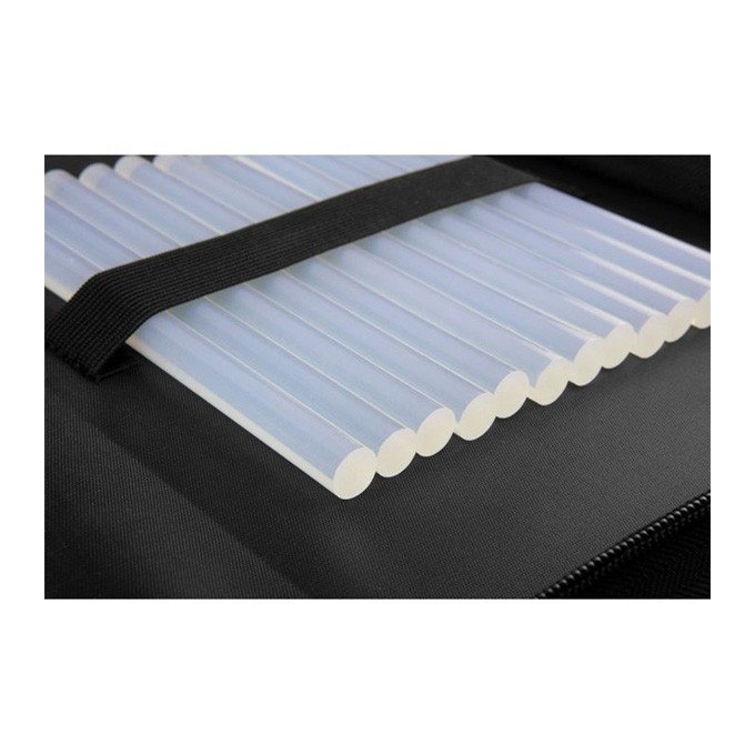 Pistolet na klej zestawa 12 kusů tavných tyčinek1160/100NEO TOOLS17-1003 chrániče na prsty, látkové pouzdro