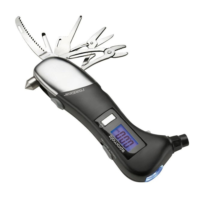 Ciśnieniomierz cyfrowy (manometr)Promate roadGear0.1-10czarnywielofunkcyjny, EOL