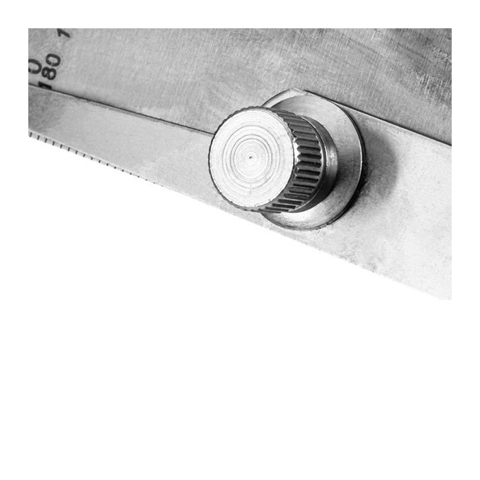 Kątomierz z linijką NEO TOOLS 0-100 mm, linijka, kątomierz, stal nierdzewna