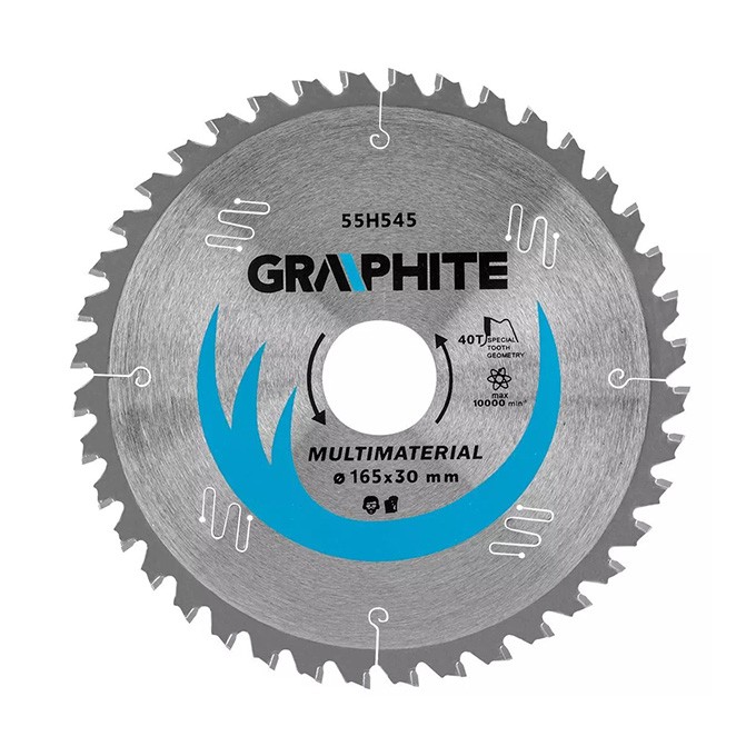 Tarcza do pilarki Graphite 55H545 HM, 165x30 mm