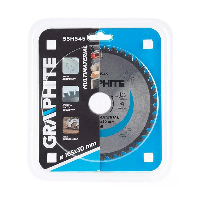 Tarcza do pilarki Graphite 55H545 HM, 165x30 mm