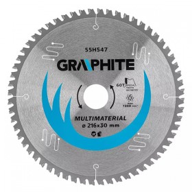 Tarcza do pilarki Graphite 55H547 HM, 216x30 mm