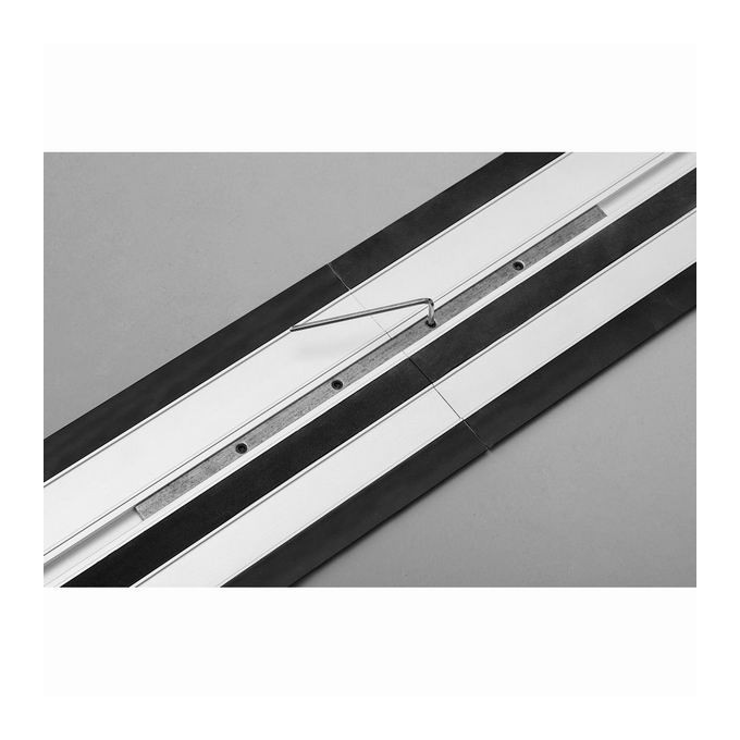 Prowadnice Graphite 58G023-732 pro pily 58G023, 58G008, srebrna, 2 sztuki szyn, łącznik, 2 zaciski