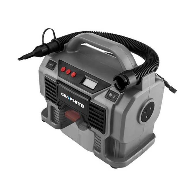 Graphite Kompresor akumulatorowy 1640g, 12V, max. 11 barů