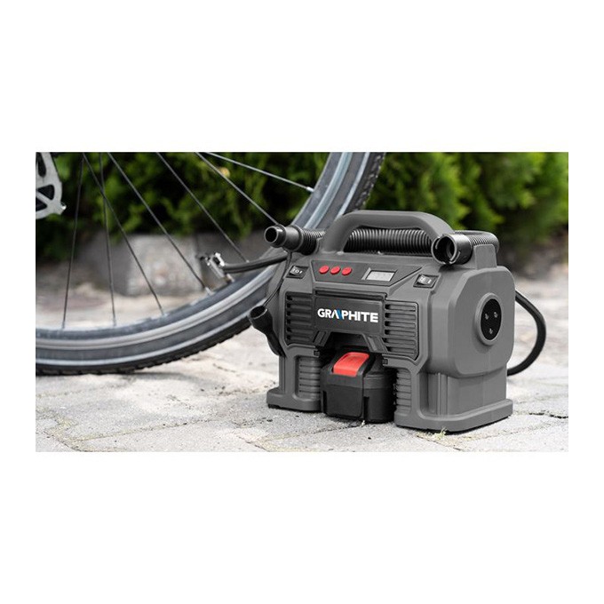 Graphite Kompresor akumulatorowy 1640g, 12V, max. 11 barů
