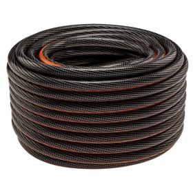 NEO TOOLS Wąż ogrodowy NEO PRO - 6 warstwowy, 50m, 1/2", 30bar, pomarańczowo-czarna, 15-842