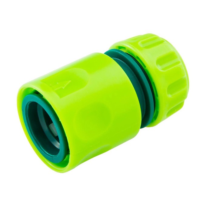 Verto szybkozłączka do węża ogrodowego tworzywo sztuczne,, 1/2", zielona, 15G720