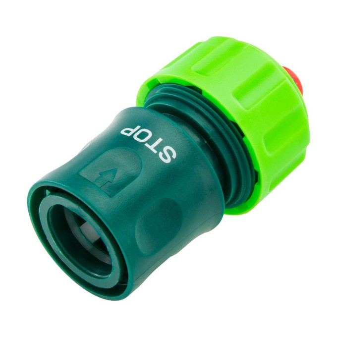 Verto szybkozłączka z funkcją Stop tworzywo sztuczne,, 3/4", zielona, 15G723