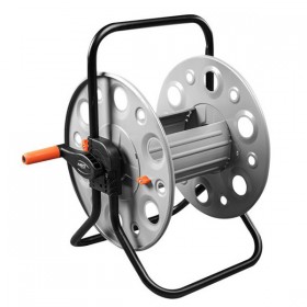 NEO TOOLS stojak do węża ogrodowego do 100m 1/2" lub 30m 3/4", szaro-czarny, 15-790
