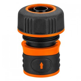 NEO TOOLS szybkozłączka do węża ogrodowego tworzywo sztuczne,, 3/4", pomarańczowo-czarna, 15-722