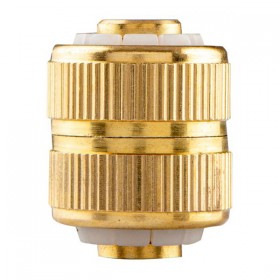 NEO TOOLS złączka do stałego łączenia węży materiał mosiądz, 1/2", złota, 15-736