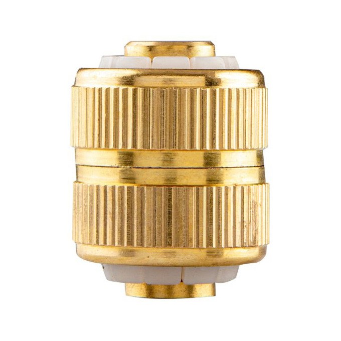 NEO TOOLS złączka do stałego łączenia węży materiał mosiądz, 1/2", złota, 15-736
