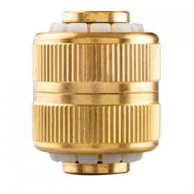 NEO TOOLS złączka do stałego łączenia węży materiał mosiądz, 3/4", złota, 15-737