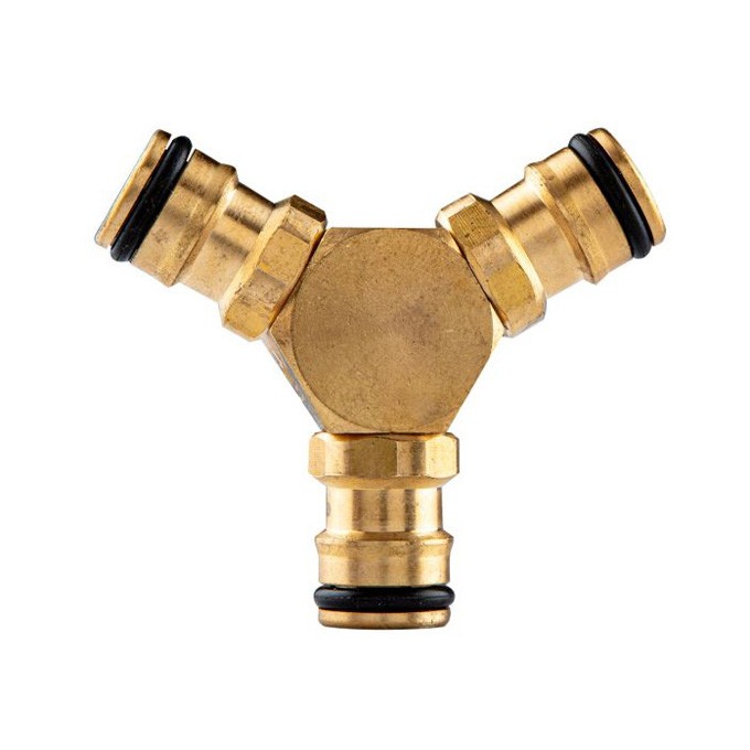 NEO TOOLS rozdvojka typu Y materiał mosiądz, złoty, 15-748