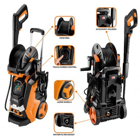 Neo tools Myjka ciśnieniowa 04-705, 2000W, 150bar, 6l/min. Neo tools Myjka ciśnieniowa 04-705, 2000W, 150bar, 6l/min.