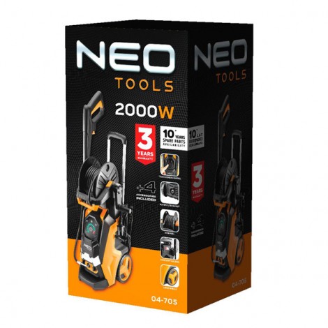 Neo tools Myjka ciśnieniowa 04-705, 2000W, 150bar, 6l/min. Neo tools Myjka ciśnieniowa 04-705, 2000W, 150bar, 6l/min.