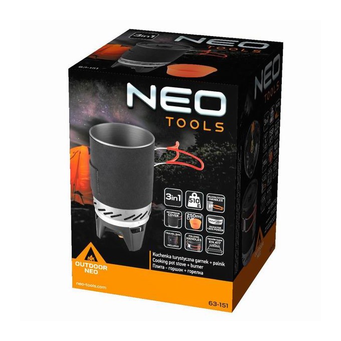 Zestaw turystyczny 3w1 Neo Tools