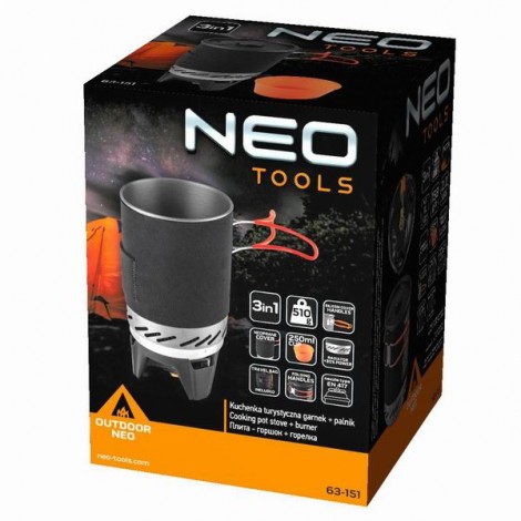 Zestaw turystyczny 3w1 Neo Tools