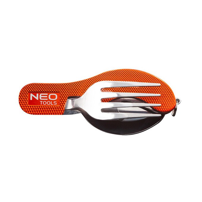 Neo Tools Narzędzie wielofunkcyjne - multitool, hliník, 100mm, 3w1, nóż, widelec, łyżka