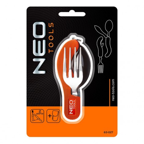 Neo Tools Narzędzie wielofunkcyjne - multitool, hliník, 100mm, 3w1, nóż, widelec, łyżka Neo Tools Narzędzie wielofunkcyjne - multitool, hliník, 100mm, 3w1, nóż, widelec, łyżka