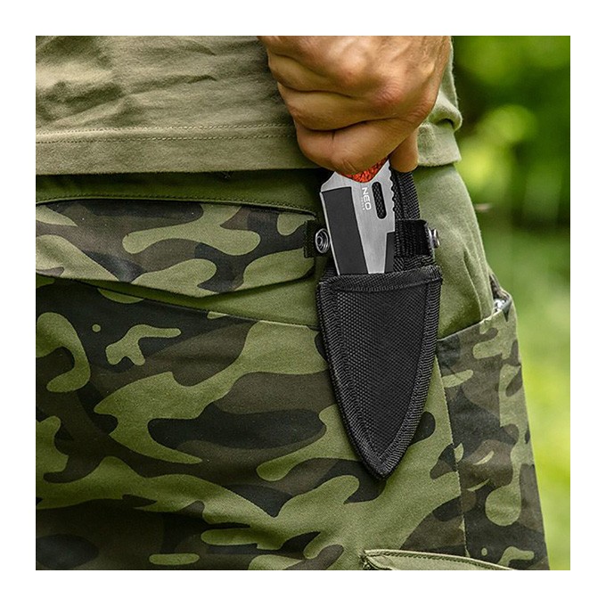 Neo Tools Nóż survivalowy, nerezová ocel, 20mm, 9mm, 63-109, krzesiwo w rękojeści