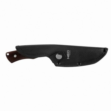 Neo Tools Nóż typu full tang, nerezová ocel, 250mm, 145mm, nylonowe etui Neo Tools Nóż typu full tang, nerezová ocel, 250mm, 145mm, nylonowe etui