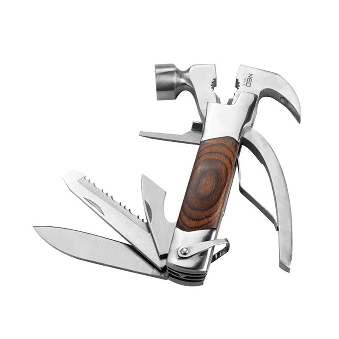 Neo Tools Narzędzie wielofunkcyjne - multitool, nerezová ocel, 13 w 1, nylonowy pouch