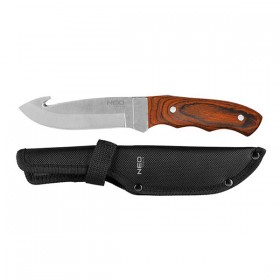 Neo Tools Nóż survivalowy, nerezová ocel, 240mm, 130mm, 63-116, otwieracz do butelek, nylonowe etui