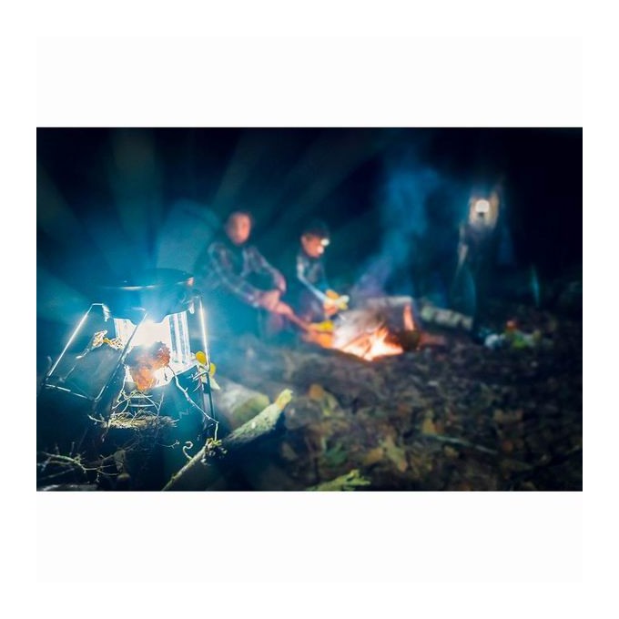 Lampa biwakowa 3w1, 3xAA, aluminium, czarna, 3 typy oświetlenia