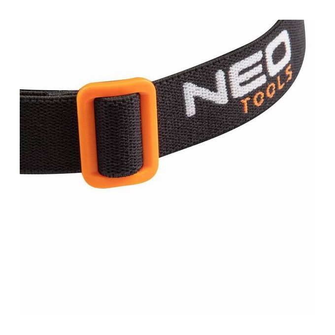 Latarka czołowa z możliwością ładowania, 500 mAh, aluminium, czarna, czujnik ruchu, IPX4