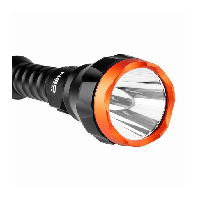 Latarka akumulatorowa, 1xLED, 1x4000 mAh, USB, 10W, 4 tryby świecenia