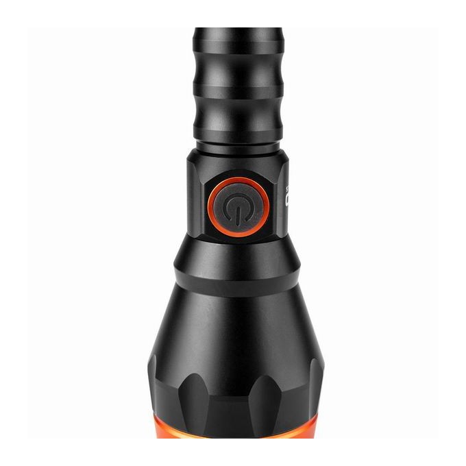 Latarka akumulatorowa, 1xLED, 1x4000 mAh, USB, 10W, 4 tryby świecenia