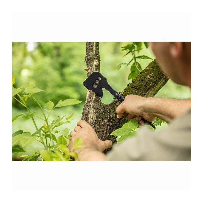 Neo Tools siekiera kempingowa 63-118, celková hmotnost 266g, délka sekery 26cm