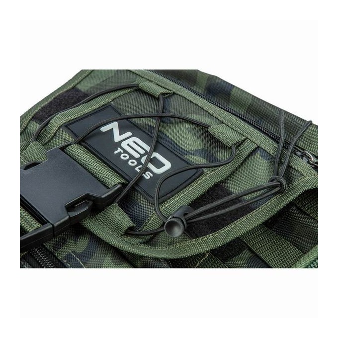 Outdoor batoh, zielony, poliester, 84-321, odporny na ścieranie i uderzenia, Neo Tools