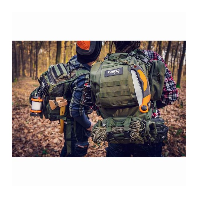 Outdoor batoh, zielony, poliester, 84-321, odporny na ścieranie i uderzenia, Neo Tools