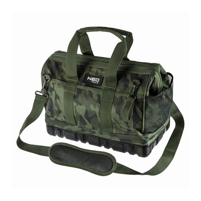 Outdoor taška, moro, poliester, 84-322, wodoodporne dno, regulowane ramiączka, Neo Tools
