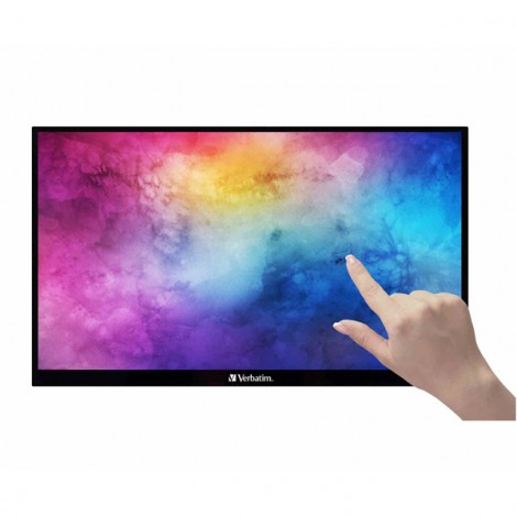 Verbatim monitor przenośny dotykowy, PMT-15, 15.6", Full HD (1920x1080), 60Hz, czarny Verbatim monitor przenośny dotykowy, PMT-15, 15.6", Full HD (1920x1080), 60Hz, czarny