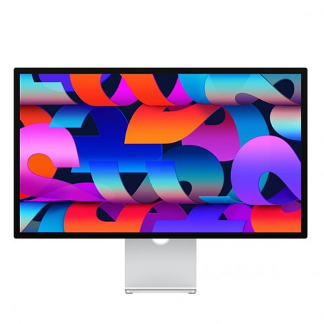 Apple Studio Display, Retina Nano-Texture Glass, 27", 5120 x 2880 (5K UHD), srebrny, Stojak z regulacją nachylenia i Apple Studio Display, Retina Nano-Texture Glass, 27", 5120 x 2880 (5K UHD), srebrny, Stojak z regulacją nachylenia i