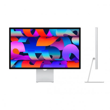 Apple Studio Display, Retina Nano-Texture Glass, 27", 5120 x 2880 (5K UHD), srebrny, Stojak z możliwością regulacji Apple Studio Display, Retina Nano-Texture Glass, 27", 5120 x 2880 (5K UHD), srebrny, Stojak z możliwością regulacji